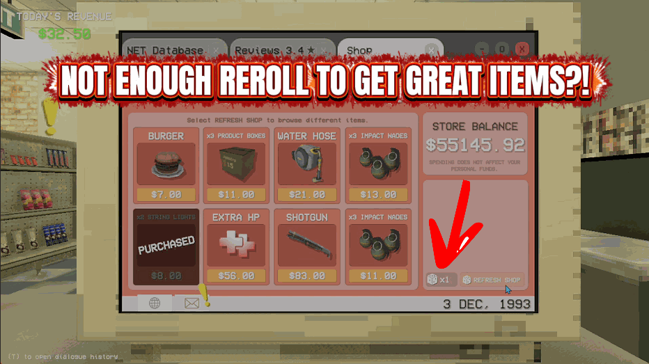 Endless Rerolls